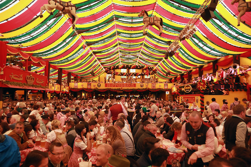 Oktoberfest Munich Germany 2013 Hippodrom Tent