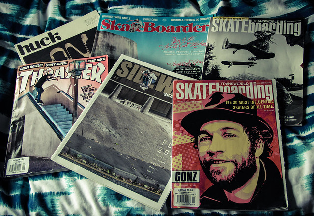 Huck, Skateboarder, Transworld, Thrasher, Sidewalk - Skateboarding Magazines