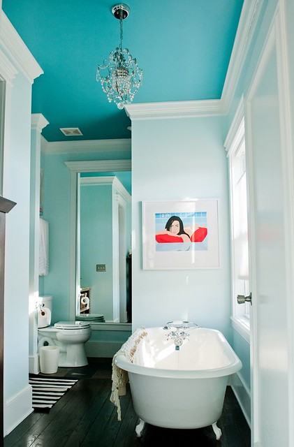 Turquoise bathroom