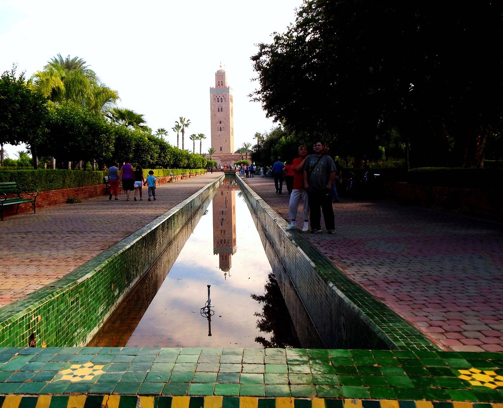Marokko , Marrakesch - Koutoubia-Moschee,10-54/2514