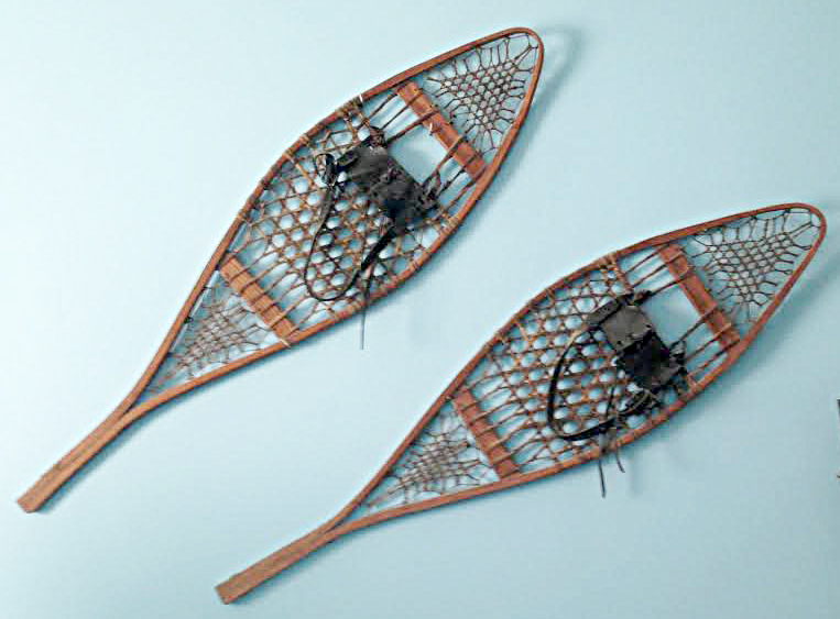 Snowshoes Made by Great-uncle Herbert Sias, about 1914