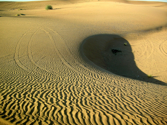 Deserted Arabian desert