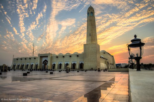 sunset canon mosque mohammed tamron ramadan hdr islamic doha qatar شهر مبارك رمضان 650d إسلام abdulwahab zhunesh 16300mm
