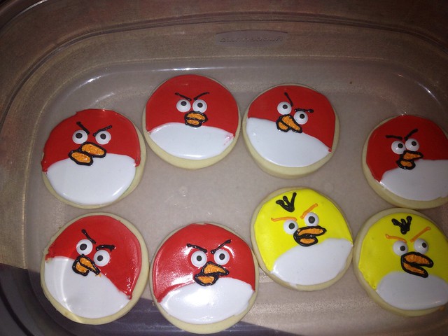Angry Birds cookies