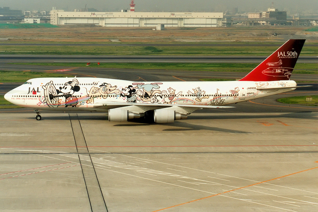Japan Airlines | Boeing 747-400D | JA8908 | Disney Dream E… | Flickr