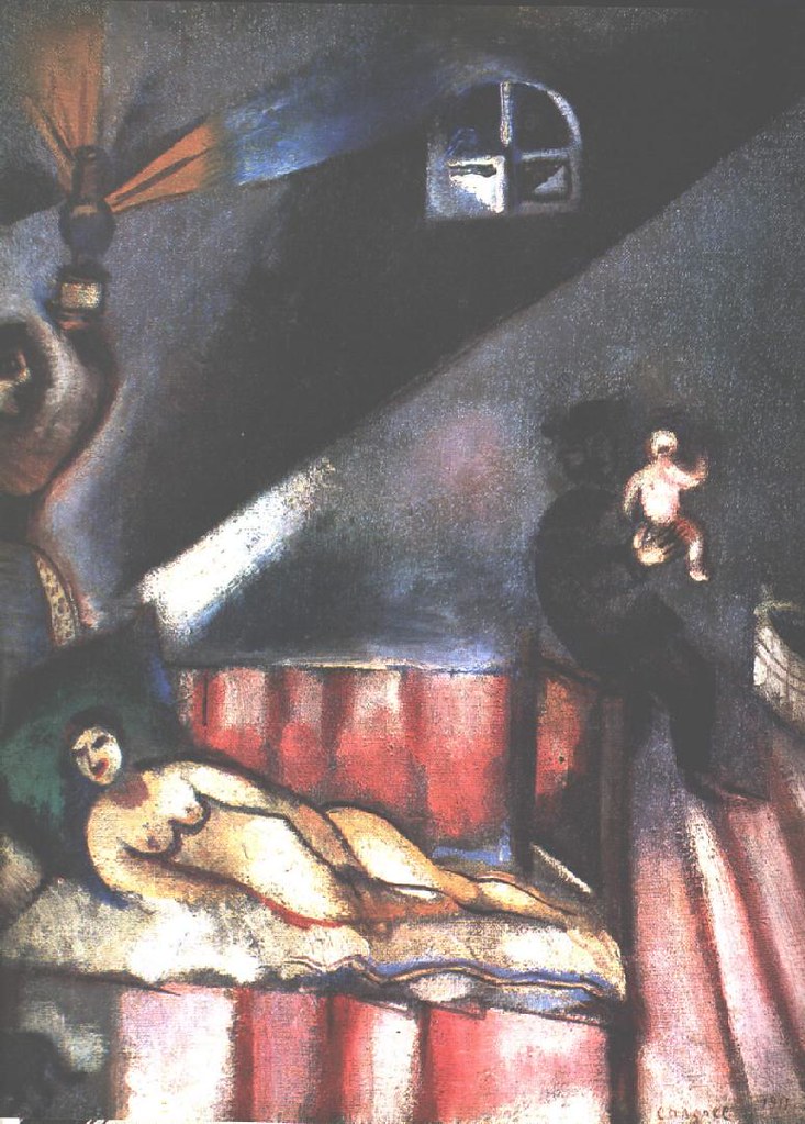 Смерть шагала. Шагал рождение 1911.