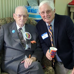 Grandpa Stone and his young brother on the former's 100th birthday 