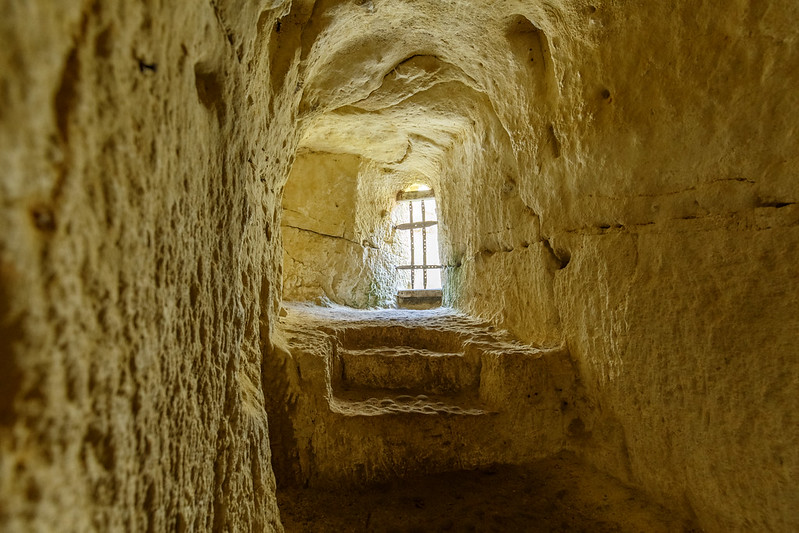 Tunnels beneath the Château de Brézé