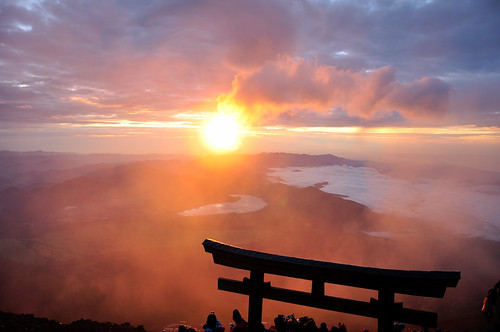 morning sky sun japan fog clouds sunrise landscape nikon nikkor torii mtfuji d90 18105mmf3556