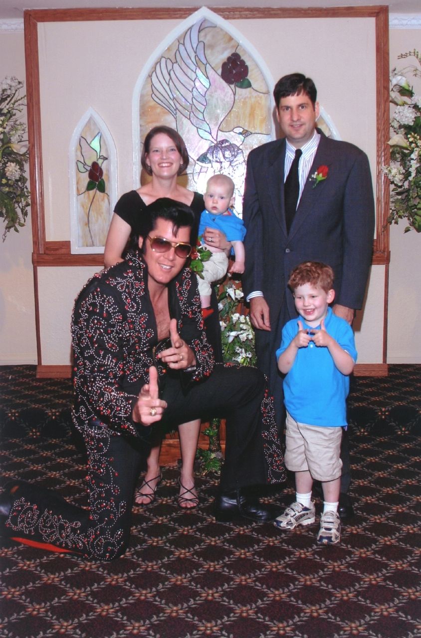 Our Elvis Presley Renewal of the Vows at the Graceland Wedding Chapel