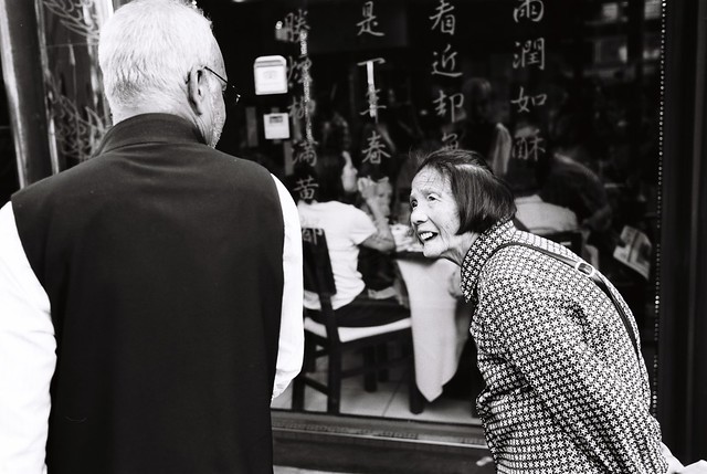 Chinatown - elderly conversation