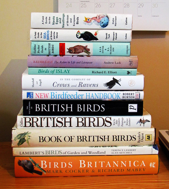 my bird books for the Nature Library group