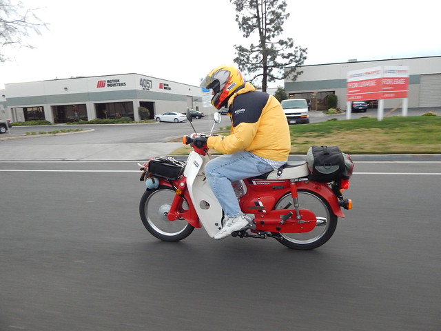 Honda Passport C70  Scooter - The most popular motor-bike in history  .  Continuous       production since 1958  surpassing   60 million in 2008