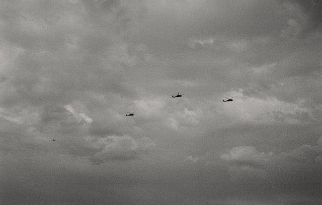 Choppers over the Hudson