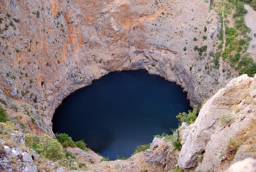red lake south croatia crater imotski