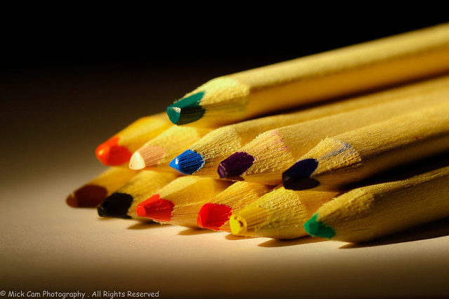 les crayons ...