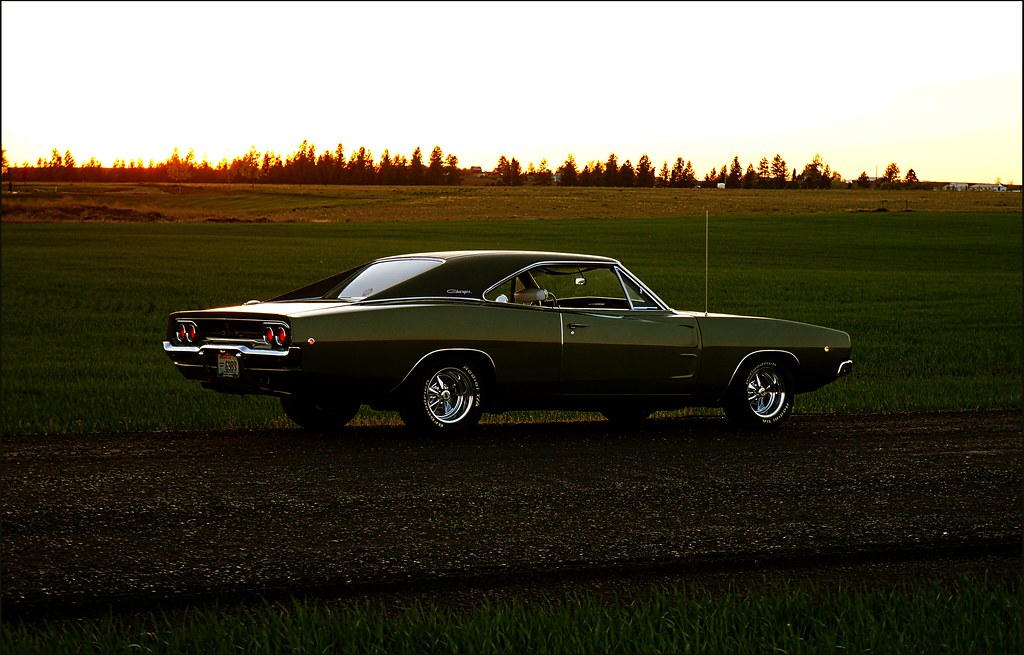 1968 Dodge Charger R T Sunset In Green I M Told Spring I