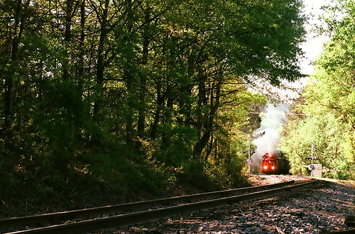 railroad train woodstock colorfilm