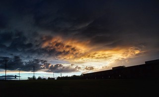 Post-storm sunset