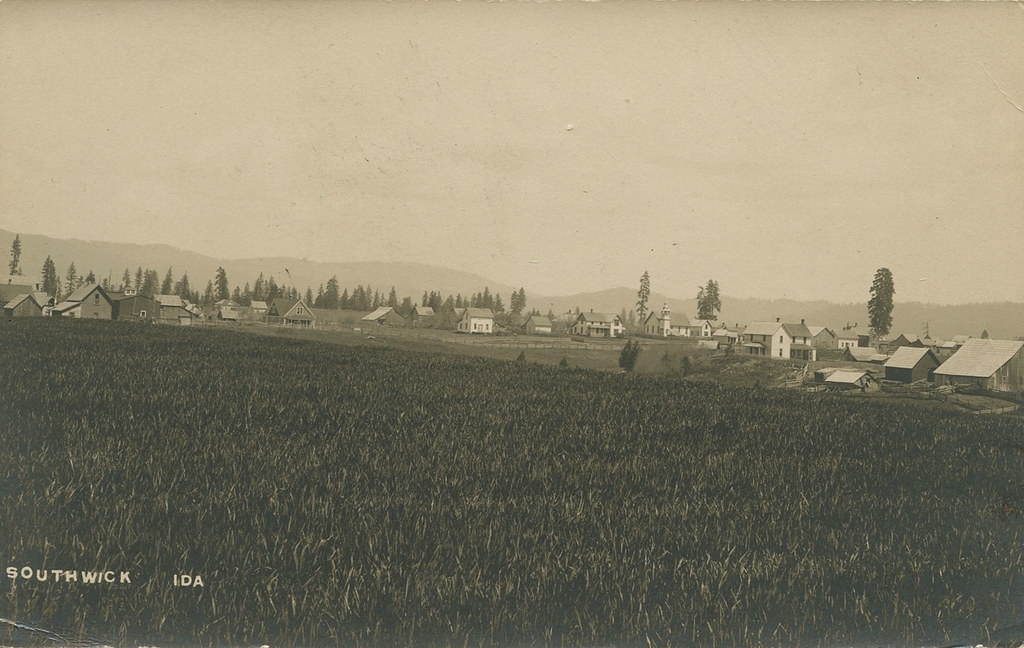 Town View Looking Southeast, circa 1912 - Southwick, Idaho