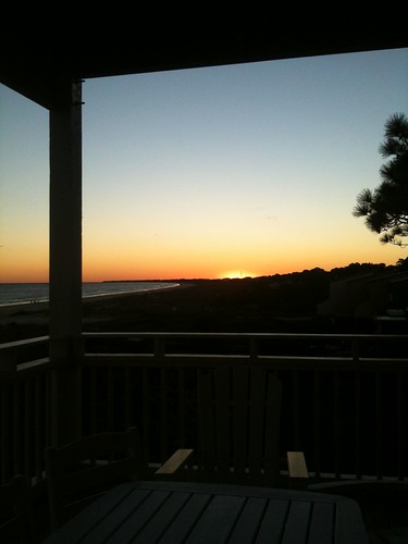 sunset vacation beach florida porch lostcoast