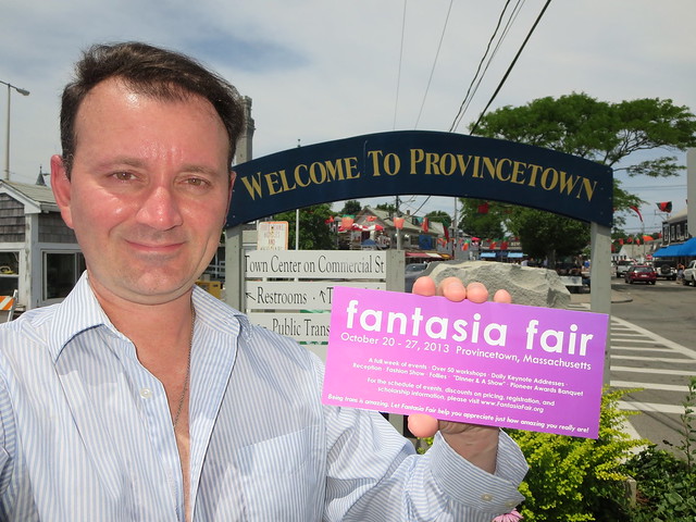 Ryan Janek Wolowski, celebrates The Fantasia Fair of Provincetown, Massachusetts