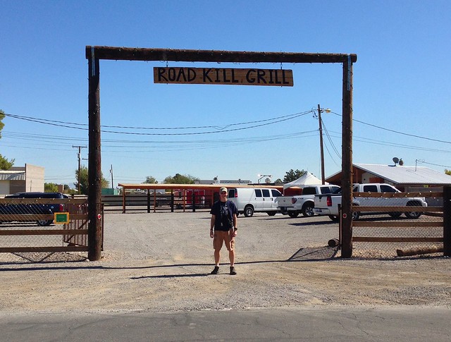 Me at the Road Kill Grill
