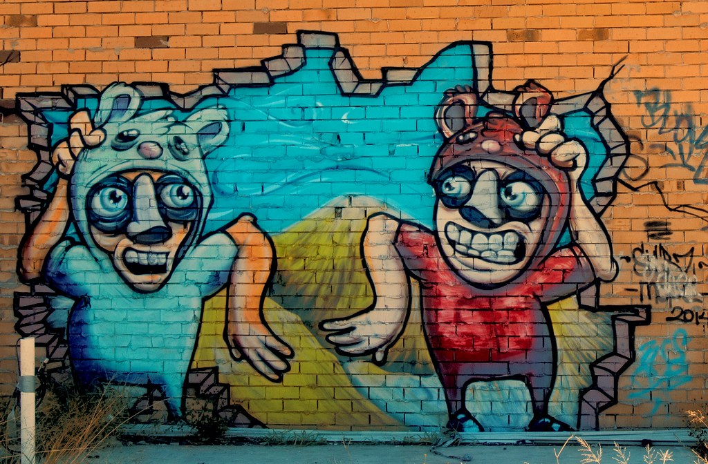 Confusing Creature Confused Creatures | Street art in the great city of Newcast… | Flickr
