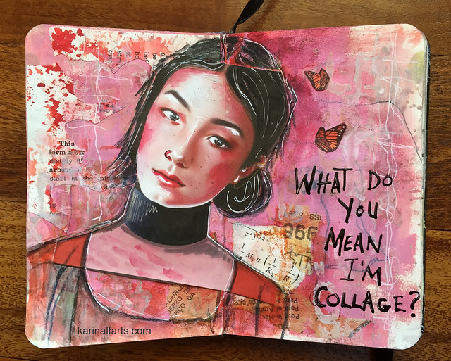 Art Journal J105 What do you mean Im collage?