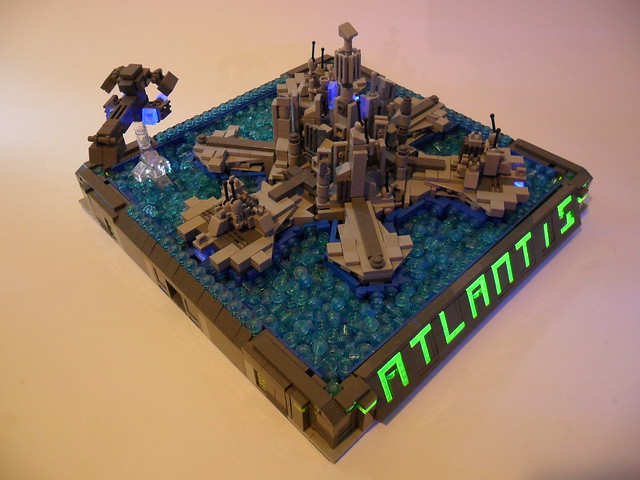 LEGO Stargate Atlantis Display blacklight