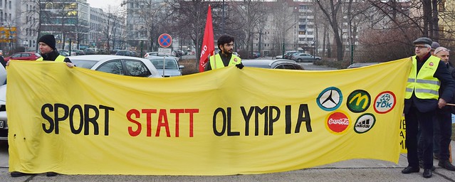 NOlympia Berlin: 12.02.15, Protest: WIR SPIELEN NICHT MIT!
