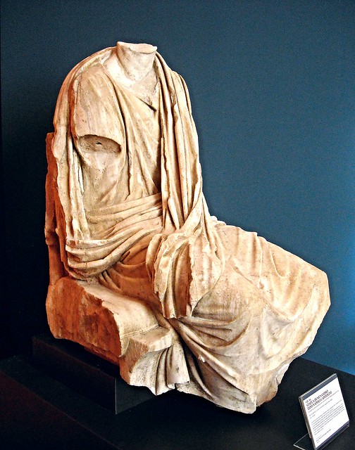 Statue of the poet Menander, found in Naples March 2, 1843 - 300-150 BC - Naples Archaeological Museum
