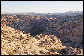 Sunset over the canyons of the Escalante