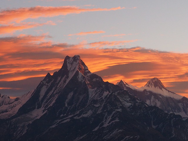 Machhapuchre-Sunrise-Mohare Danda-Nepal