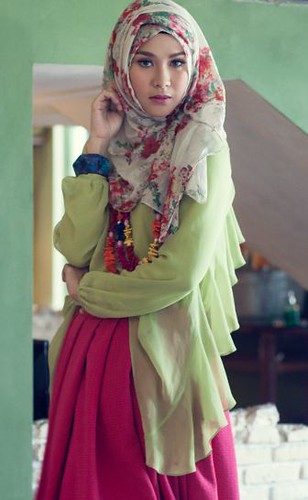 22 Tutorial Hijab Zaskia Adya Mecca Pashmina Segi Empat Flickr