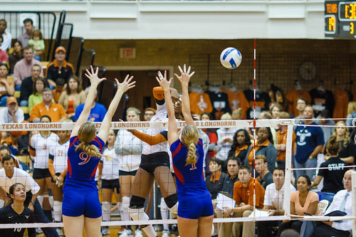 Texas vs. Kansas Women's Volleyball
