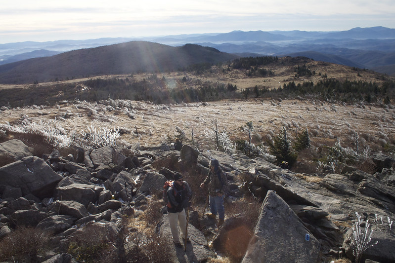 Come prepared for all types of weather when hiking at Grayson Highlands