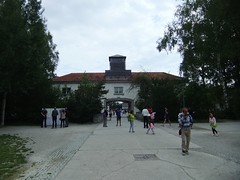 The Jourhaus (Jorhouse) - Dachau Memorial site (K-Z Gedenstatte Dachau), Germany