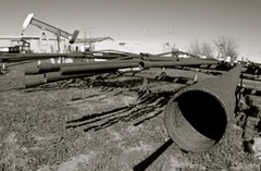 Old oilfield equipment, Electra TX