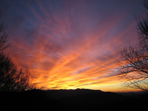 light sunset colors clouds outdoors vista smokymountains thebigone top20clouds