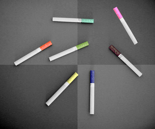 Colorful black/white Cigarettes | Christoph Hetzmann | Flickr