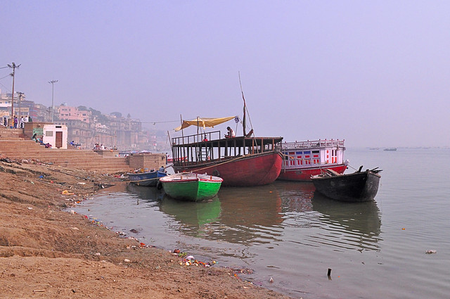 Boats on Ganges, Varanasi
