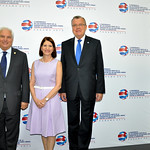 President of Panama Ricardo Martinelli, his wife, Marta Lina
