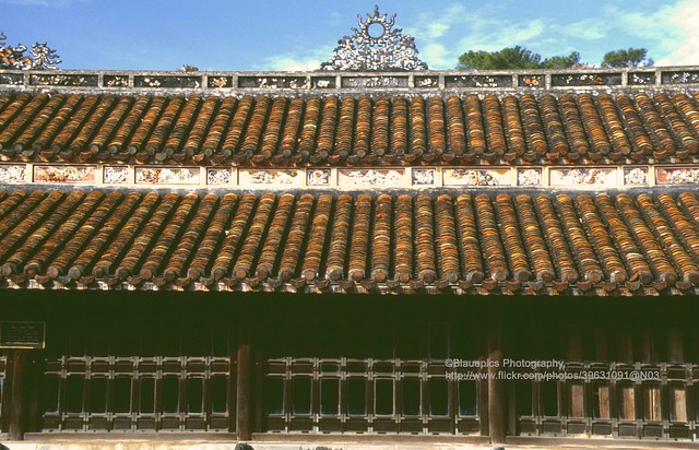 Hue, Imperial Tombs, architecture