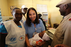 UNICEF Guinea visits a health clinic in Fafaya