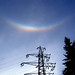  Výrazný cirkumzenitální oblouk v Peci pod Sněžkou, který se 5. ledna 2008  v poledne objevil na obloze. Dopoledne byla pozorovatelná výrazná parhelia., foto: Luboš Brát