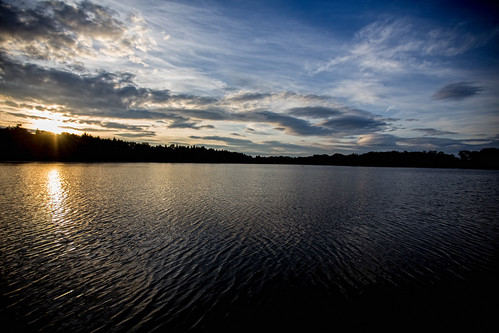 Colemere low and wide by Fin Wright, A different Mere but this time facing the setting sunsky sun lake reflection canon landscape ian eos