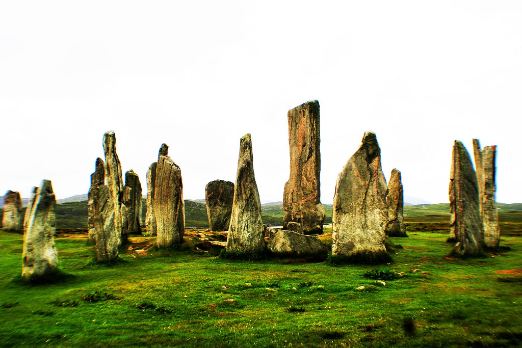 Image of the Callanish I prehistoric monument.