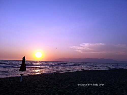 tramonto e spiaggia by giuseppe provenza, sunset tramonto mare spiaggia costiera provenza battipaglia