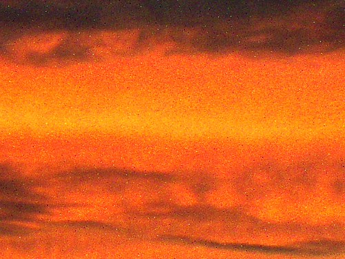 P1010037 by Pavel Dostál, OLYMPUS DIGITAL CAMERA sunset sky cloud sun k750i sony ericson redblue